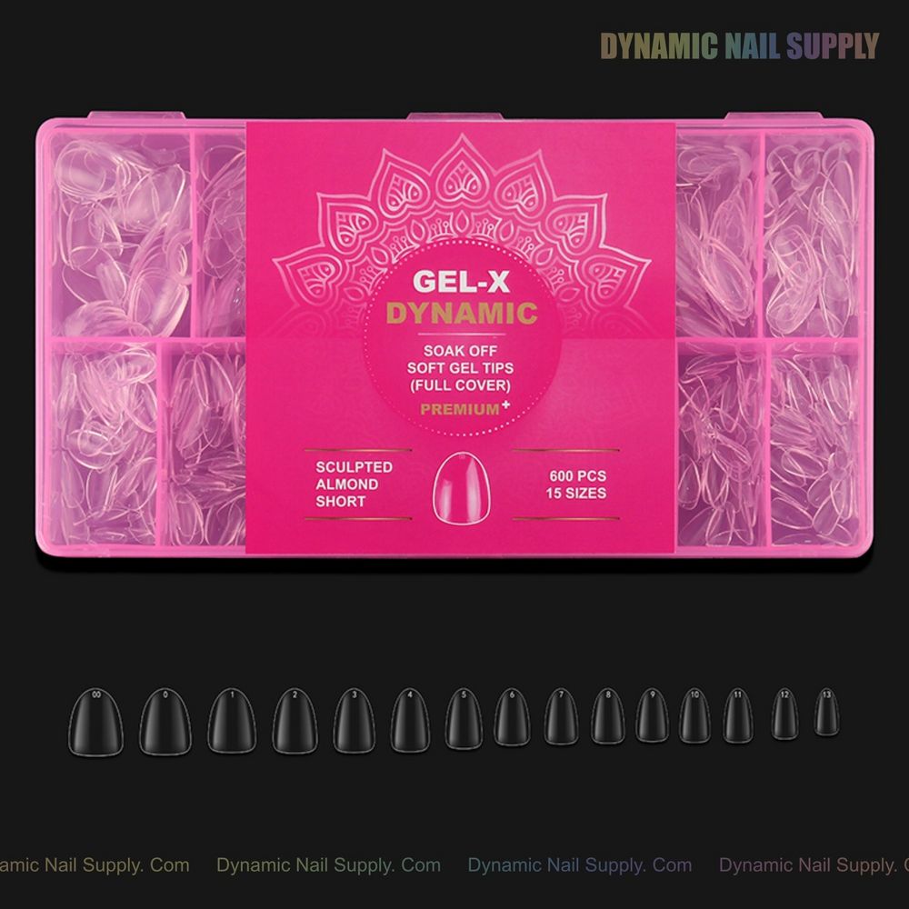 Salon Results with Short Almond Gel Tips: How-To